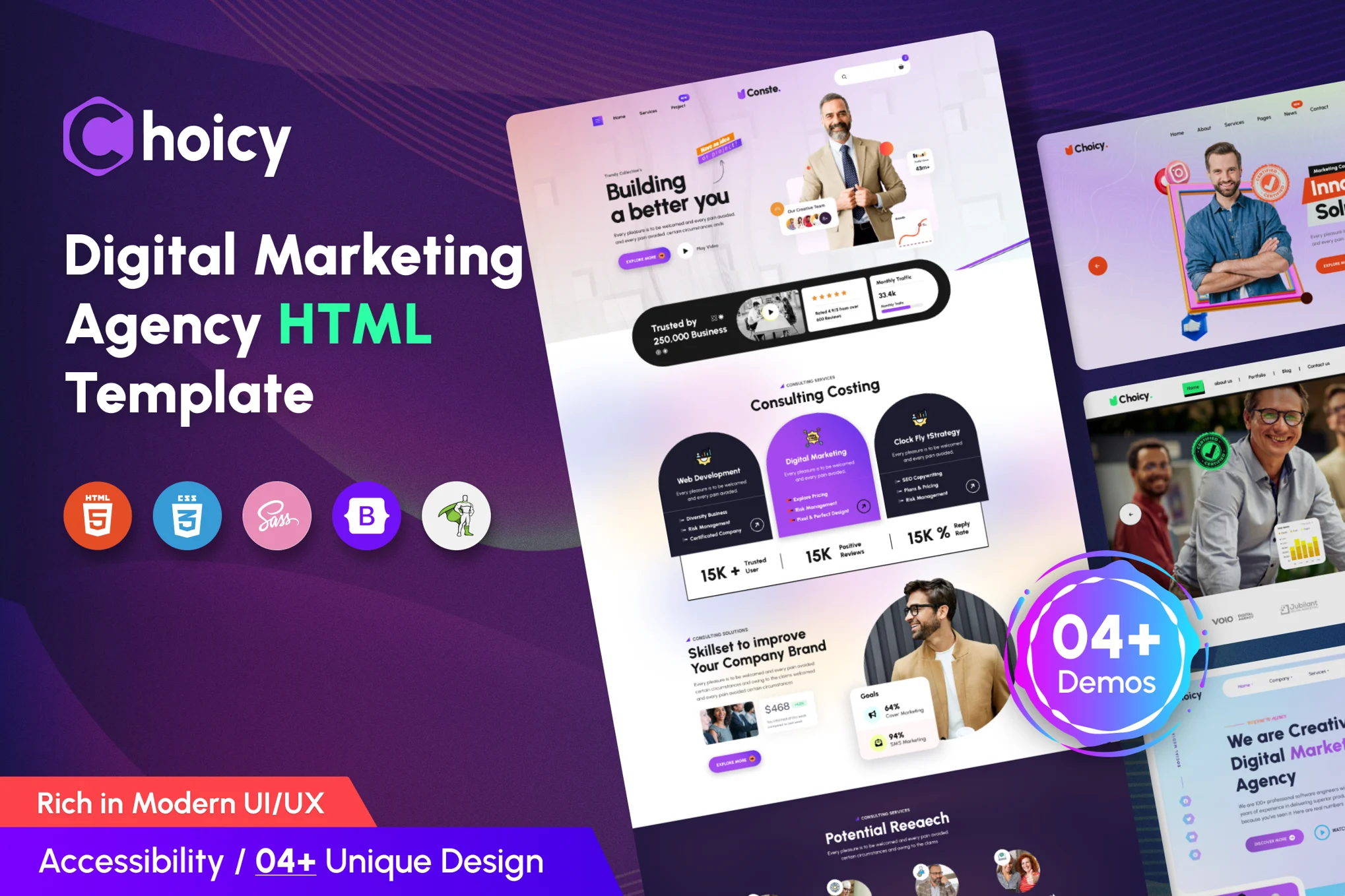 Choicy - Digital Marketing Agency HTML Template